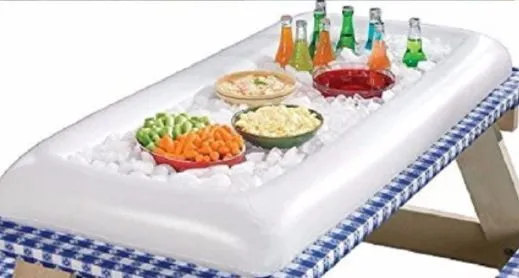 Inflatable picnic table