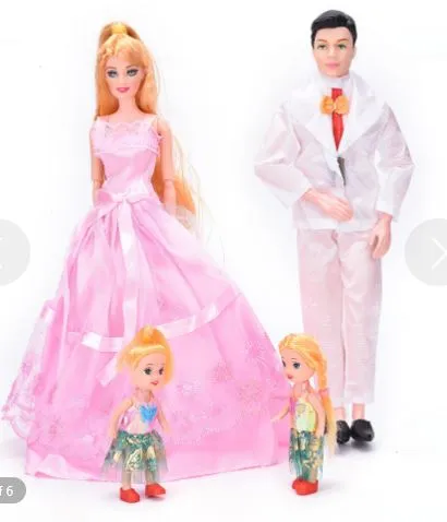 Plastic doll set