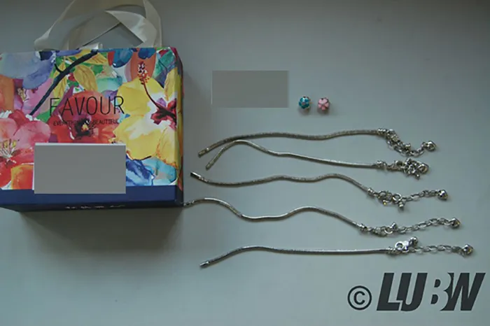 Set of bracelets with pendants