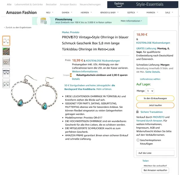 Earrings