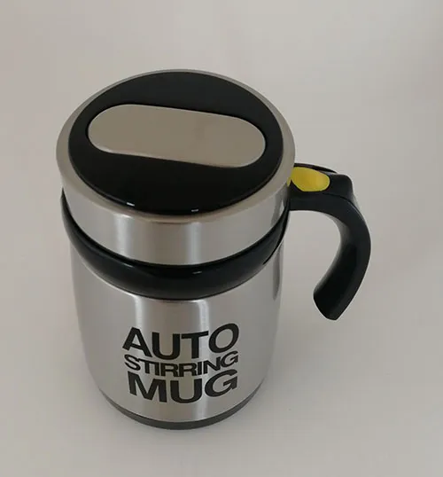 Auto stirring mug