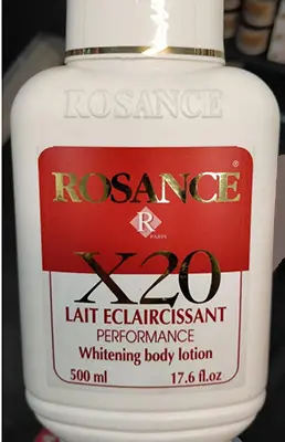 Skin-lightening body lotion