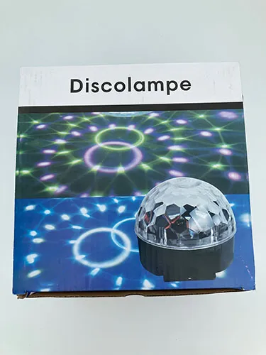 Portable disco lamp
