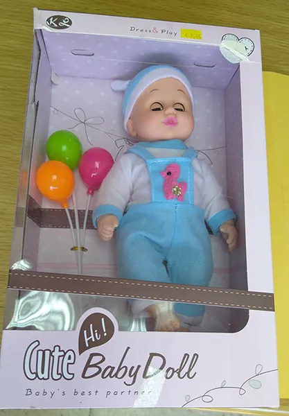 Plastic baby doll