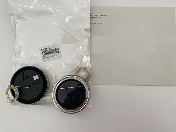 Lightweight mason solar lamps