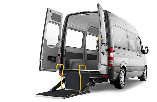 Vehicle part / cassette wheelchair lift