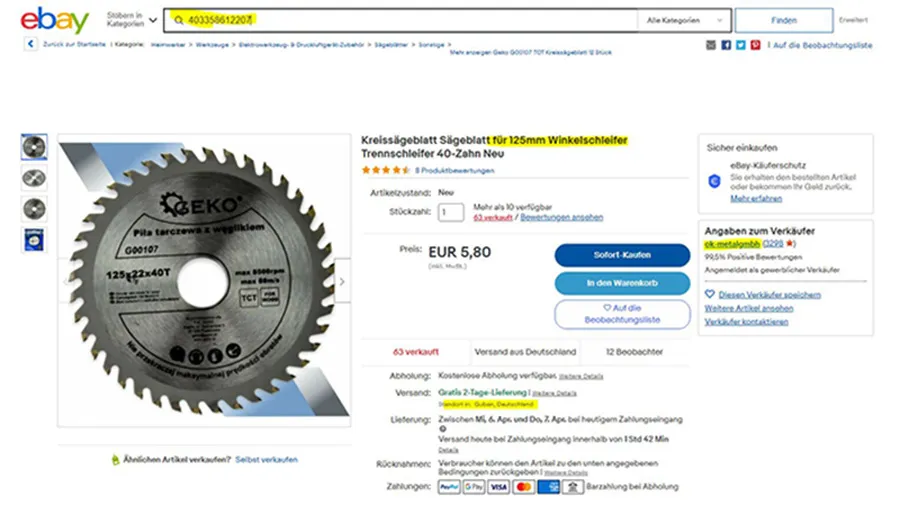 Circular saw blade