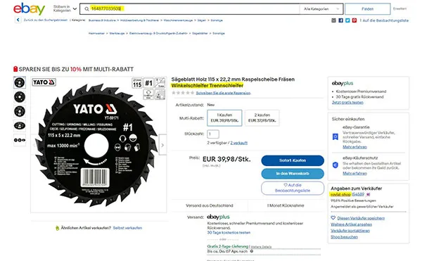 Circular saw blade
