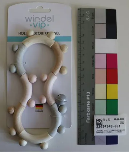 Wooden rattle