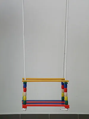 Wooden swing