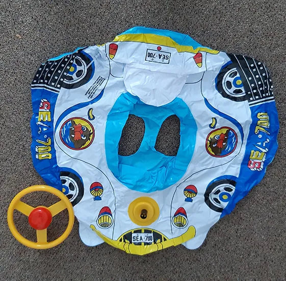 Inflatable baby swimming float