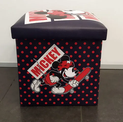 Foldable pouffe