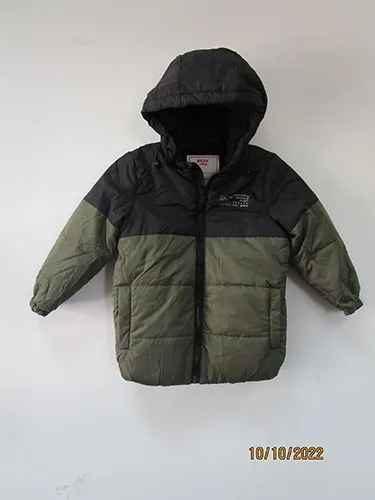 Children's rain jacket with hood