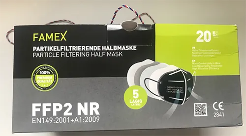 Particle filter mask