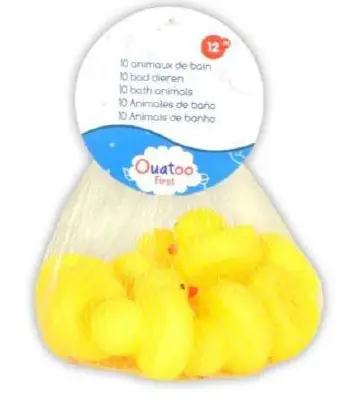 Plastic bath toy set