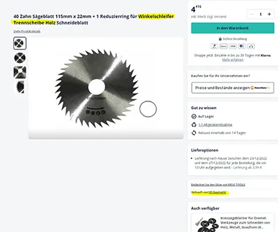 Пильный диск