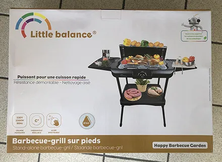 Electric barbecue grill