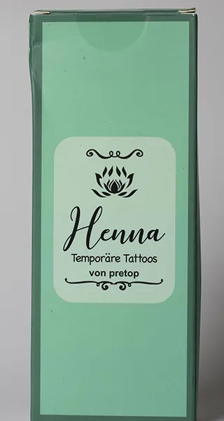 Временная татуировка хной