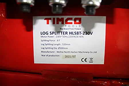 Wedge splitter machine