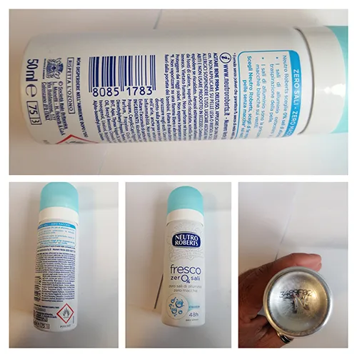 Deodorant spray