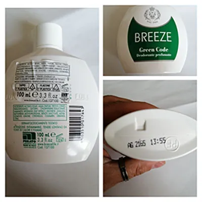 Deodorant spray