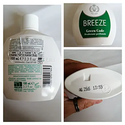 Deodorant spray