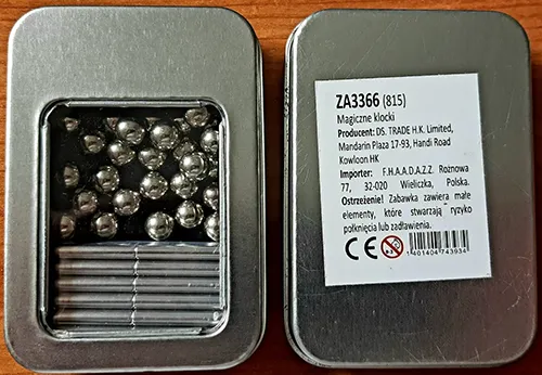 Magnet building set