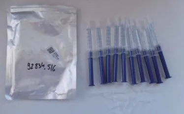 Teeth whitening gel
