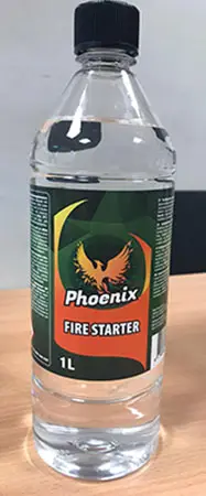 Liquid fire starter