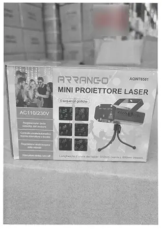Mini laser projector