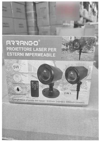 Outdoor laser projectors