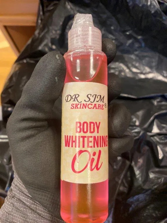 Skin lightening oil