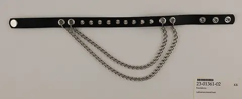 Leather neckband