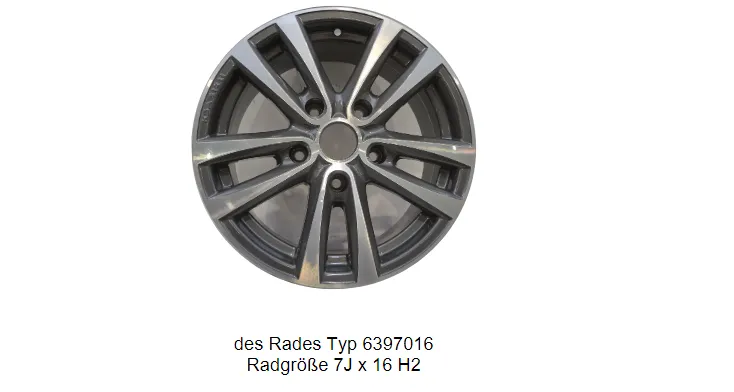 Vehicle part / Aluminium rim
