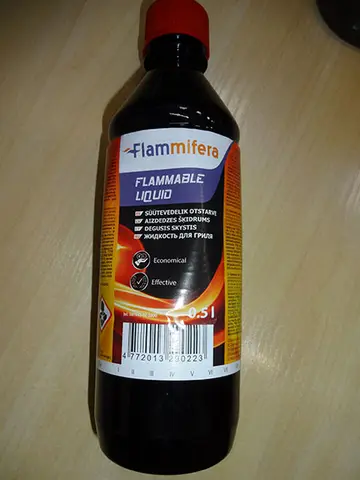 Liquid fire starter