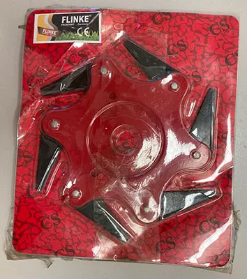 Rotary cutting head with six knifes - brushcutters