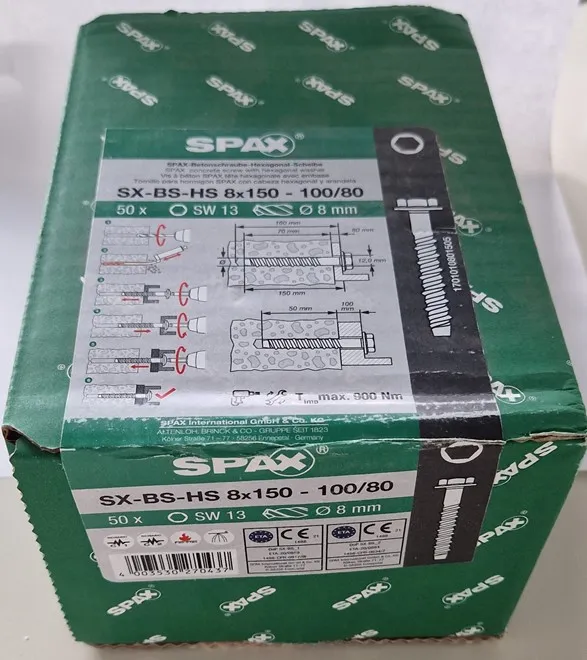 Concrete screw