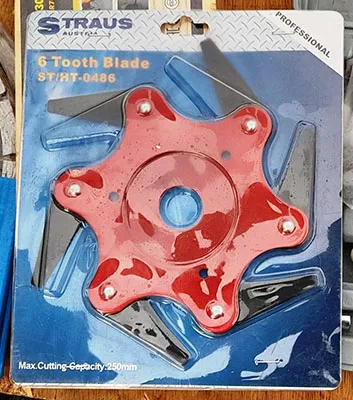 Attachment for brush cutters