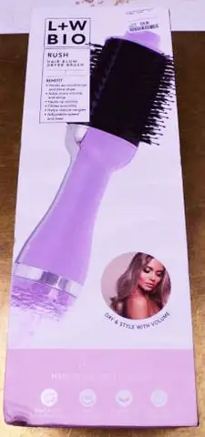 Hair dryer brush