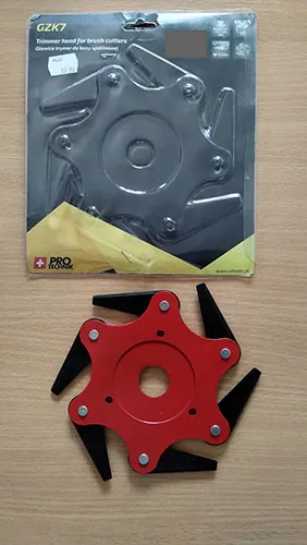 Attachment for brush cutters