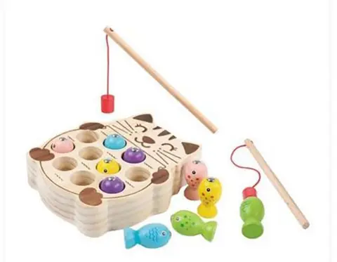 Magnetic fishing game