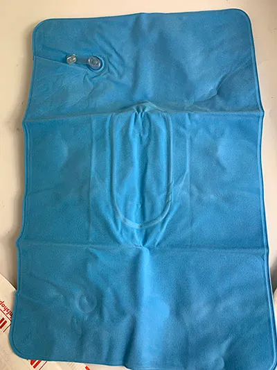 Inflatable PVC pillow