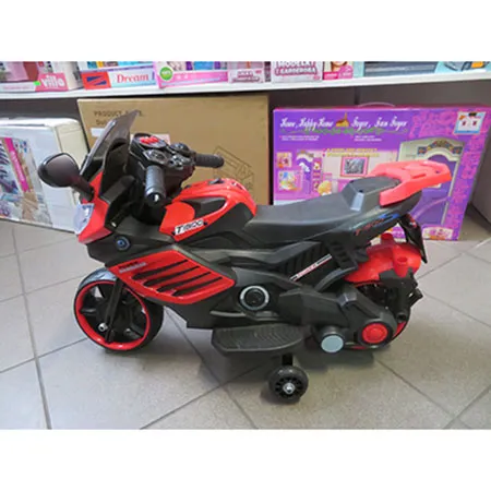 Electric toy motorcycle
