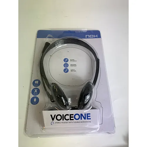 Headset with microphone