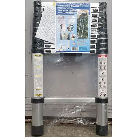 Telescopic ladder.
