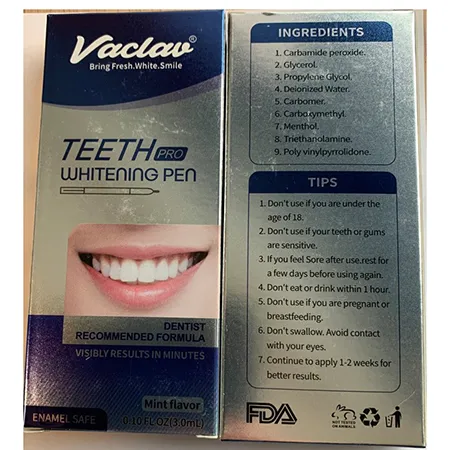 Teeth whitening pen