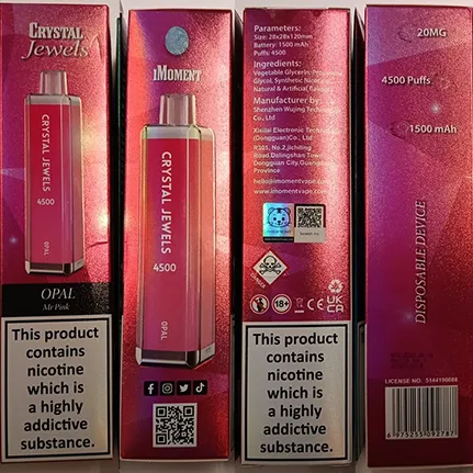 Disposable electronic cigarette.