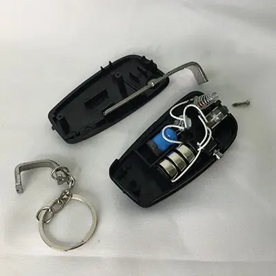 Electric shock car key