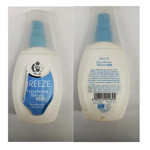 Deodorant spray