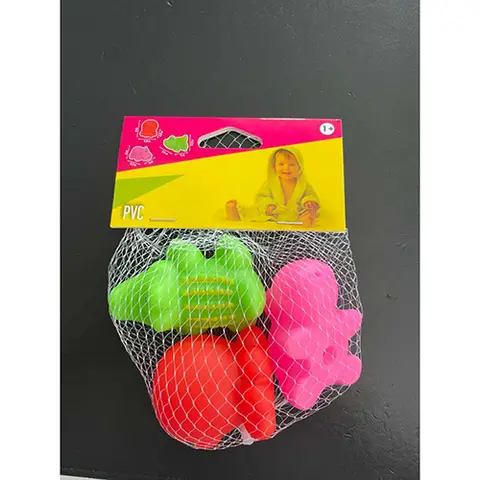 Plastic bath toy set